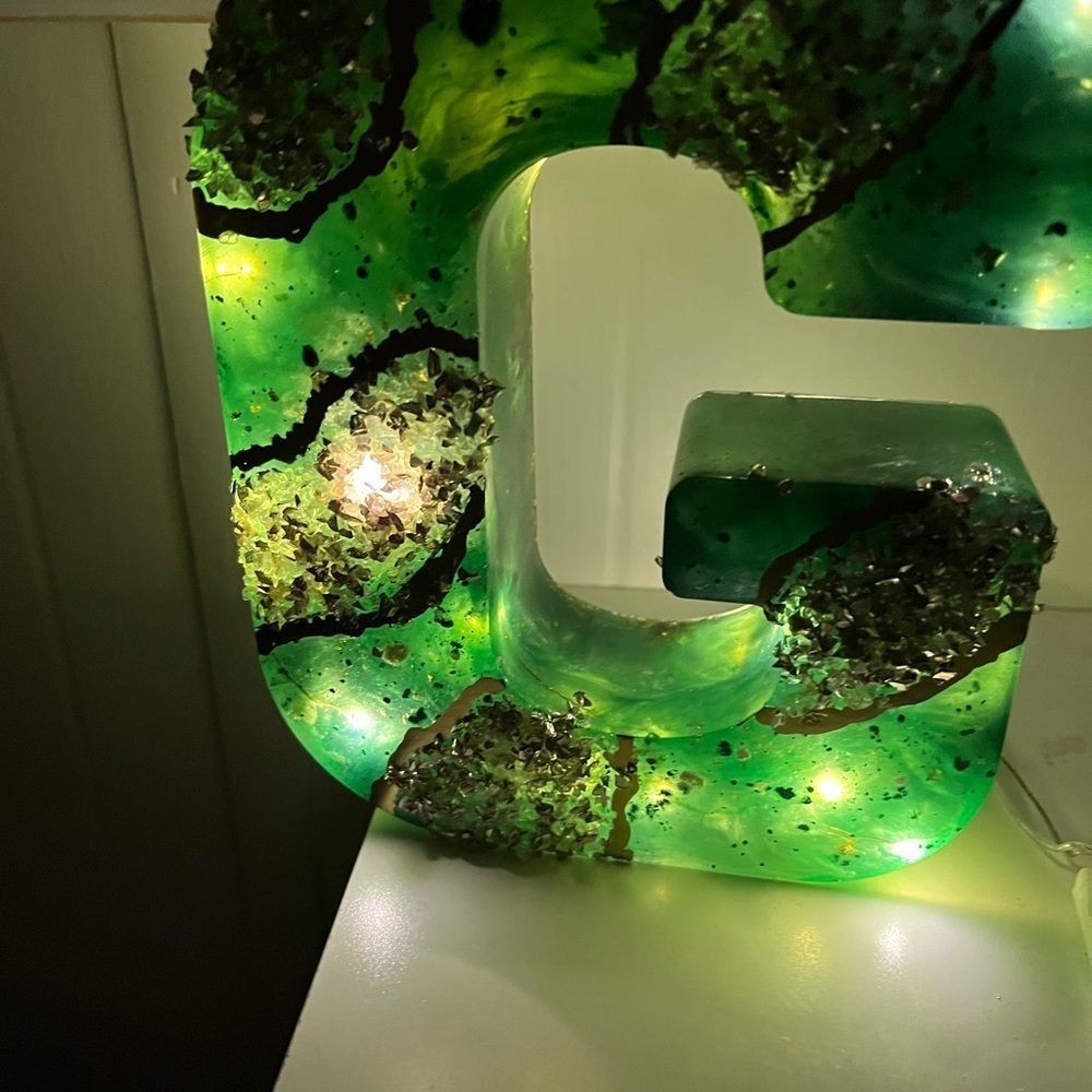 Custom resin letters - Picture 2 of 11